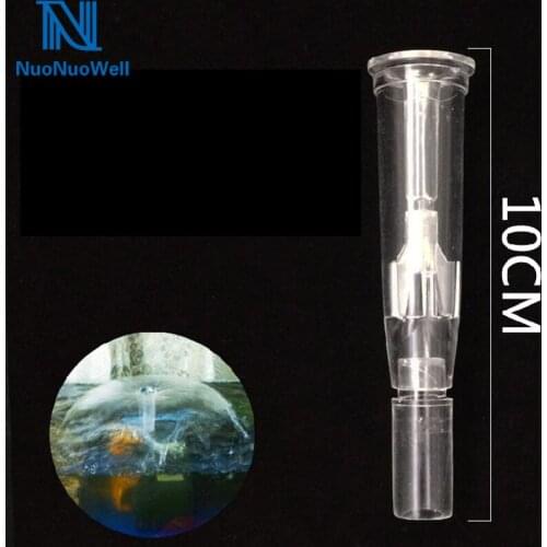NuoNuoWell Transparent Mushroom Spray Head Submersible Pump Accessories Pond Aquarium Landscaping Fountains Tube 5/10pcs-pack