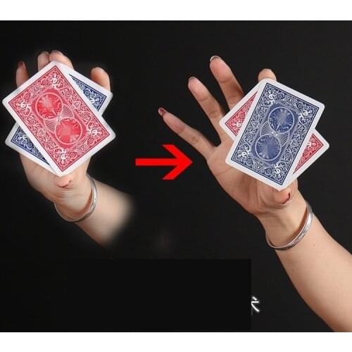 Speed of Light Through - Magic Trick,Card Magic Props Illusions Close up Magic Gimmick Magician Easy To Do