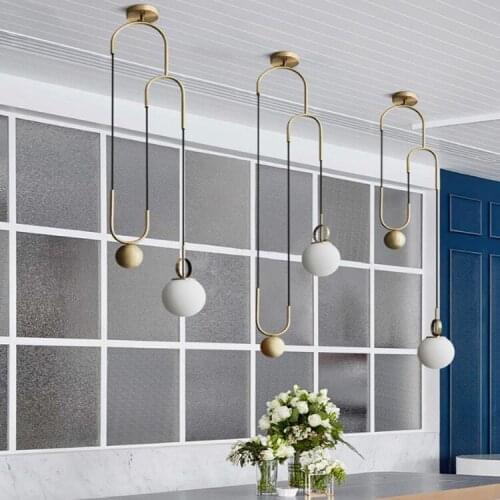 Led Postmodern Nordic Iron Glass Bubbles Designer Led Pendant Lights For Dinning Room Kitchen Restaurant Suspension Luminaire