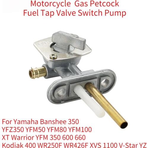 KELKONG Gas Petcock Fuel Tap Valve Switch Pump for Yamaha XT Warrior YFM 350 600 660 Kodiak 400 WR250F WR426F XVS 1100 V-Star YZ