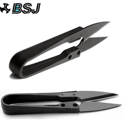 1 pcs U Shape Clippers Trimming Scissors Nippers Hand Tool Sewing Embroidery Thrum Yarn High Quality Stainless Steel U Scissors