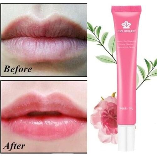1 Pcs 20G Lightening Cream Lip Pink Moisture Cream Lip Care Lip Plumper Liquid Moisturizing Lipstick Cosmetics Lip Care Solution