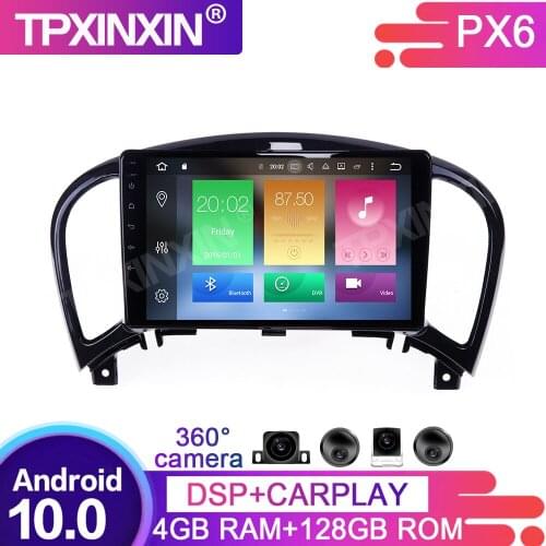128G Android 10.0 For Nissan Juke 2011-2018 Car Multimedia Player GPS Navigation Head Unit Auto Radio Audio Stereo Tape Recorder