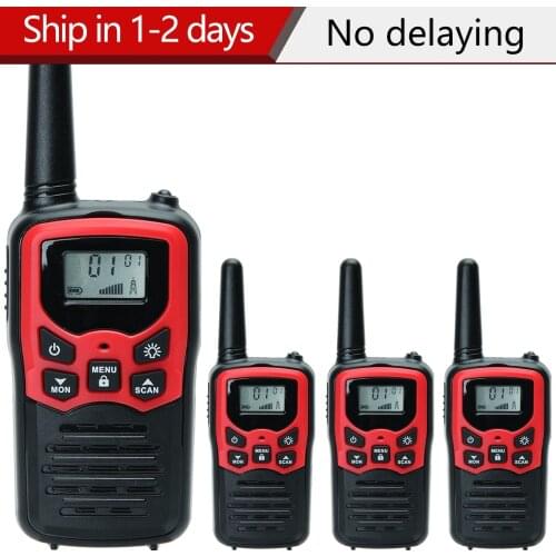 2/4PCS ABBREE T5 Mini Walkie Talkie Kids Radio Station Hf Transceiver Long Range Powerful Two Way Radio Birthday Gift Toys