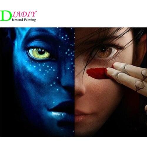 2020 New Full Round Movie Avatar Diamond drawing Diamond embroidery 5D DIY Diamond setting Home decoration gifts