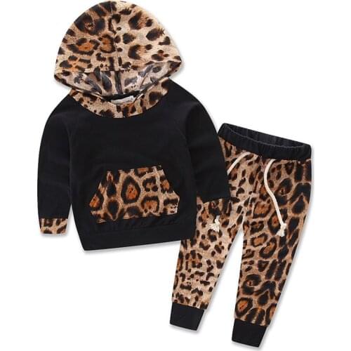New Christmas Baby Girls boys clothing sets Girls Clothes Tops Hoodies Outfits Flower Pants Sport Hooded Baby Girl Clothing