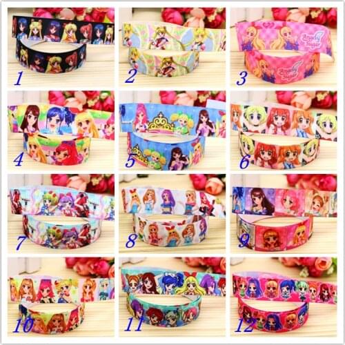 7/8'' Free shipping angely printed grosgrain ribbon hairbow headwear party decoration diy wholesale OEM 22mm D359