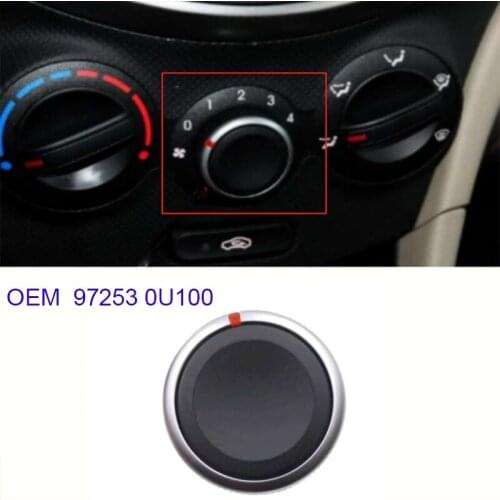 972530U100 For hyundai solaris VERAN air conditioning panel middle dial OEM 972530U100 972530U200
