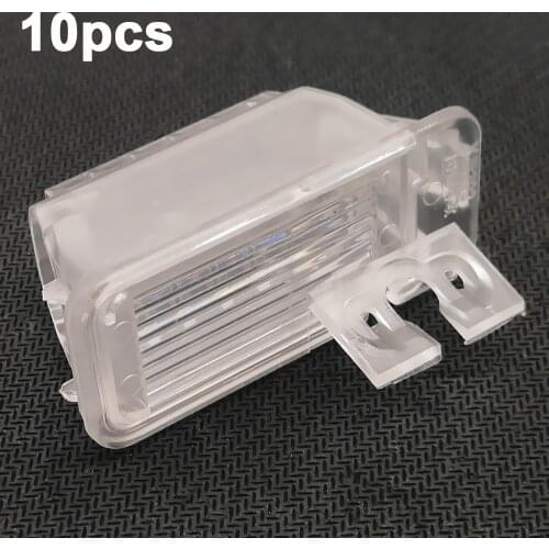 YIFOUM 10pcs Car Rear View Camera Bracket License Plate Light For Ford Kuga Focus Escape Mondeo S-Max Fiesta EcoSport Explorer