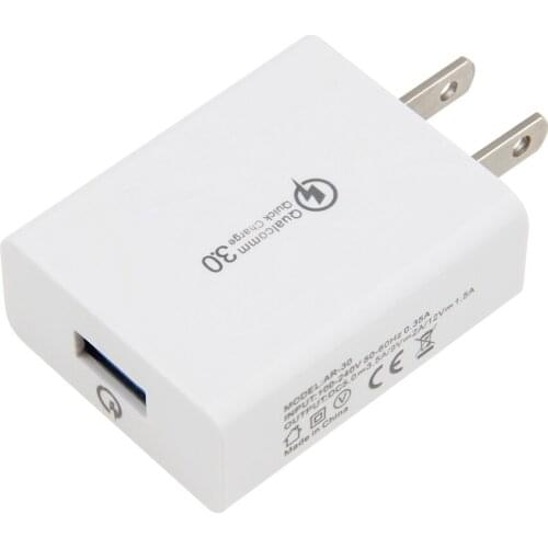 Quick Charge 3.0 5V 2A USB Plug USB Wall Charger Power Travel AC Adapter for IPhone for Samsung for Huawei 100pcs