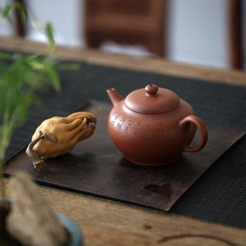 Undressed ore pure manual recommended kung fu monohydrate hall 92 clear brook spring pot of of bottom chamfer 200 ml