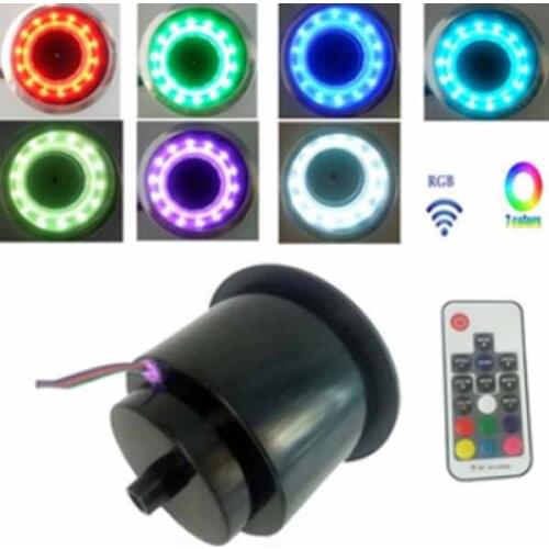 Cup Drink Holder With RGB LED Light ABS Plastic Recessed for Marine Boat Camper Car Accessories