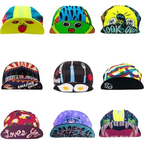 Classic Cycling Caps Bike Wear Hats Breathable Bicycle Caps Free Size Be Elastic Men And Women 9 Style Arbitrary Choice