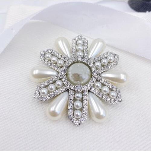Brand Fashion Jewelry Vintage Egyptian Pharaoh Style Sunflower Brooch Party Sweater Brooche Flower Pearls Fashon Sun Brooches