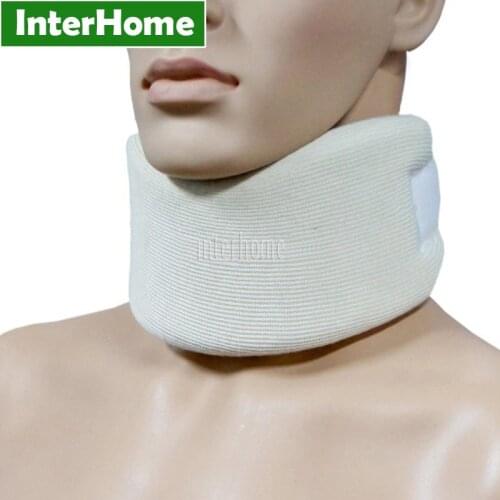 Soft Cervical Collar Neck Foam Brace Support Mild Broken Sprain Strain Back Costume Wrap Brace with Nylon Strap