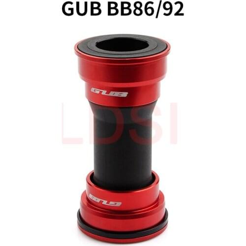 GUB Press-in ceramic bottom bracket mountain road bike bearing hollow integrated crankset bike accessories width 89.5mm/92mm