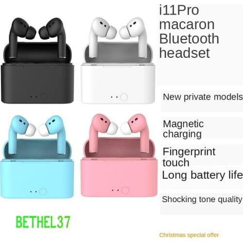New private model i11pro macaron wireless Bluetooth headset III upgrade i11tws Bluetooth headset