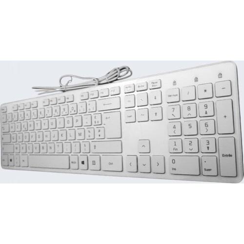 New Original French Keyboard AZERTY Layout Full Size Keyboard for LG Computer Laptop Wired Keyboard