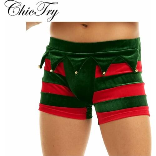 New Fashion Christmas Gift Mens Underwear Boxers Sexy Shorts Panties Tight Boy Male Boxer Shorts Men Sexy Xmas Mens Underpants