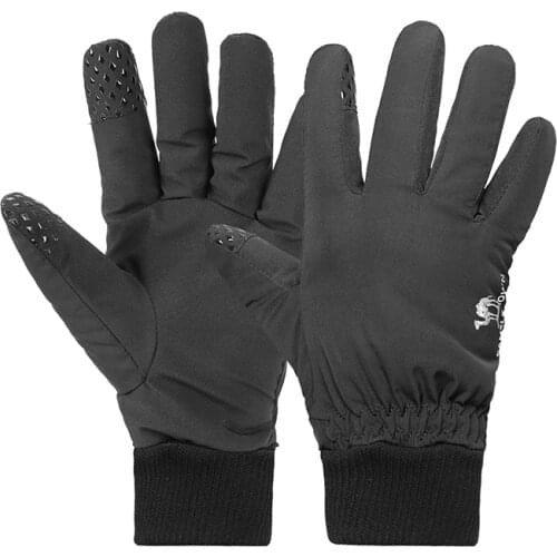 CAMEL Outdoor Climbing Gloves Non-slip Wear-resistant Windproof Warm Velvet Autumn Winter Men Women Skiing Ridding Sports