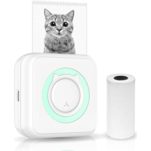 Portable Thermal Printing 203DPI Mini Pocket Photo Printer Machine Wireless BT Connection for Picture Lable DIY Handcraft List