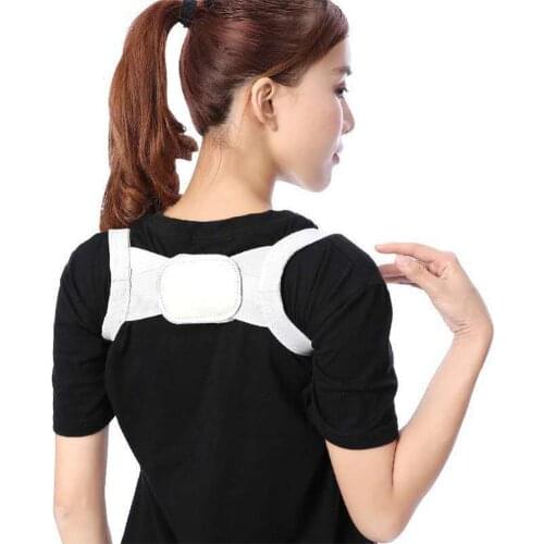 Kid Adult Adjustable Posture Corrector Body Shoulder Back Support Belt Band Back Brace Shoulder Lumbar Spine Support Belt Corset