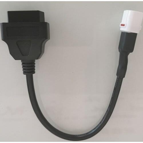 1 Pc Black 4 Pin To OBD2 Fault Code Reader Motorcycle Scanner Diagnostic Cable Tool For Yamaha MT10 FZ10 MT09 XSR MT07 R1 2016