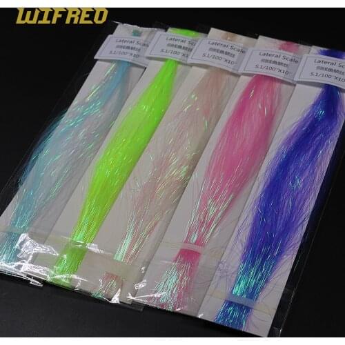 1 Pack Gliss Glow Flash Corrugated Flash Strands Saltwater Flashbou Bucktail Spinnerbait Fishing Lure Bass Fly Tying Materials
