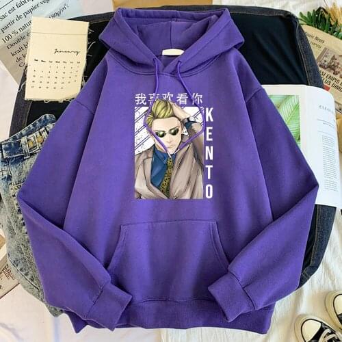 Sweatshirt Men Anime Jujutsu Kaisen Nanami Kento Print Hoody Males Oversized O-Neck Hoodie Manga Graphic Japan Fashion Pullovers
