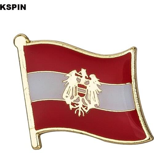 Austria flag pin lapel pin badge Brooch Icons 1PC KS-0020