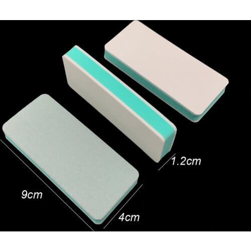 10 Pcs/lot Nail Buffer File Polishing Tool Green White Sandpaper Nail Sanding Block Buffing File Nails Accessoires Manicure Kit
