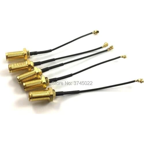10pcs Extension Cord Ipx U.FL to SMA Connector Antenna WiFi Pigtail Cable IPX to SMA Jack 1.13