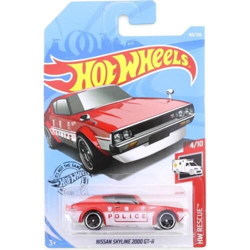 2019 Hot Wheels NISSAN SKYLINE 2000 GT-R 1/64 Metal Diecast Model Car Toys NO.160 Boy Collection Gift