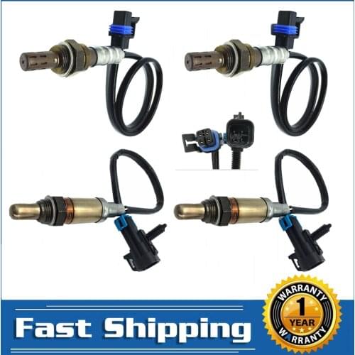 4pcs O2 Oxygen Sensor Upstream Downstream for 2007 2008 2009 Chevrolet Equinox Pontiac Torrent Suzuki XL-7 234-4819 234-4840
