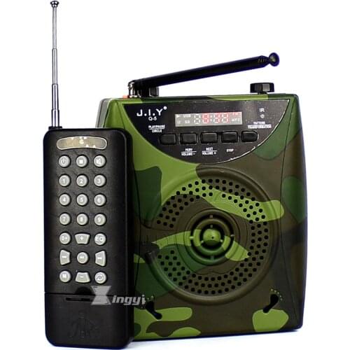 48W Q5 Camouflage Wireless Speaker Quail Hunting Mp3 Bird Caller Pigeon Birds Call Sound Player Hunt Goose Decoy Voice Amplifier