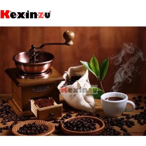 5D DIY Full Square/Round Drill Diamond Painting Kit "Coffee beans" Embroidery Mosaic Cross Stitch Stickers Decor Gift Xy5700