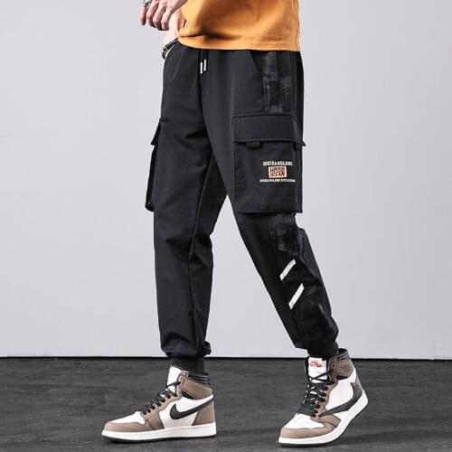 2021 New Fashion Cargo Pants Men Sweatpants Sportswear Long Trousers New Straight Pants Man Fitness Clothing Dropshipping