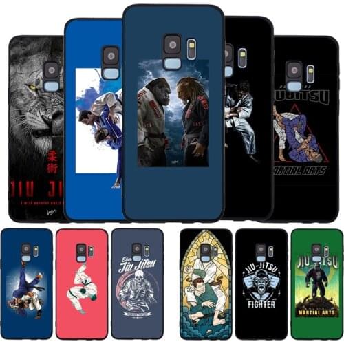Judo black Soft phone Case For Samsung S20 S10 S9 S8 S7 edge Plus Lite For Note 8 9 10 A6 A7 A8 A9 2018 Cover