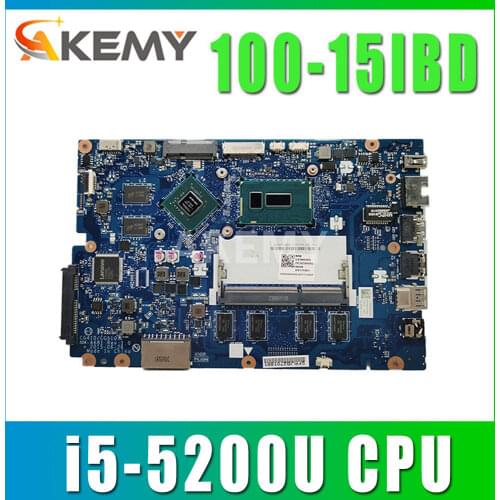 For Lenovo Ideapad 100-15IBD 100-15IBY B50-50 100-14IBD 100-14IBY CG410 CG510 NM-A681 Motherboard i5-5200U GT920M/2GB +2GB RAM
