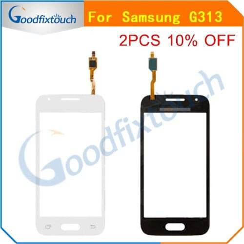 For Samsung Galaxy Ace 4 SM-G313H G313F G313 G316 Touch Screen Digitizer Sensor Outer Glass Lens Panel Black White
