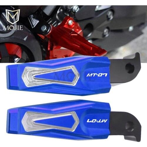 For Yamaha MT-07 MT07 MT 07 2013-2018 2014 2015 2016 2017 Motorcycle Rear Foot Pegs Pedals Passenger Rearset Folding Footrest