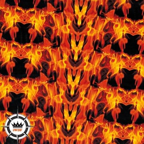 WDF5147 20M length water transfer hydrographic film Width 50cm hydrographic film flame