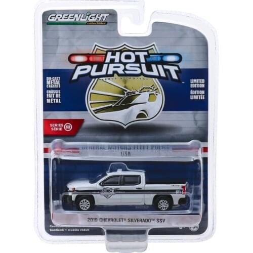 GreenLight 1:64 2019 Chevrolet Silverado SSV Alloy model car Metal toys for childen kids diecast gift
