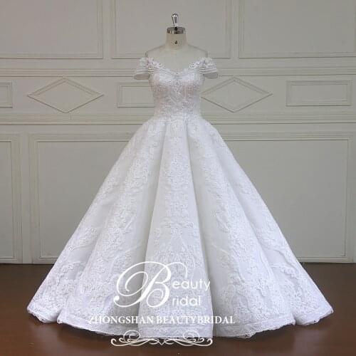 Custom made Ball Gown Wedding Dresses 2019 sweetheart off the shoulder Bridal Gowns Vestido De Novias Wedding Dress SUN7007