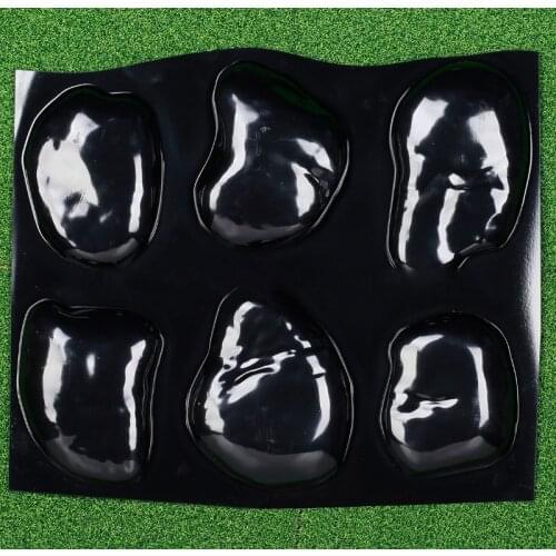 Rock Brick Concrete Mold Step Stones Plaster Cobblestones Mould Garden Decor DIY 67JB