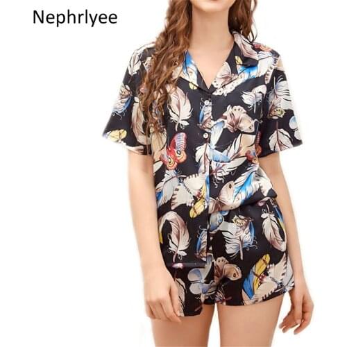 Женские пижамы с шортами Nephrlyee China At AliExpress