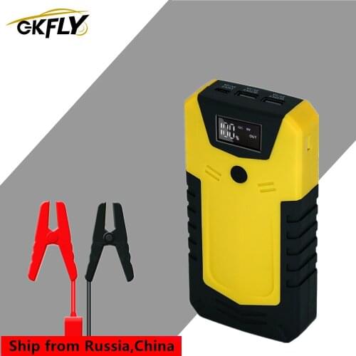 GKFLY New Car Jump Starter Car Battery Booster Buster Car Starter Portable Starting Device Power Bank Starter Cable Jumpstart