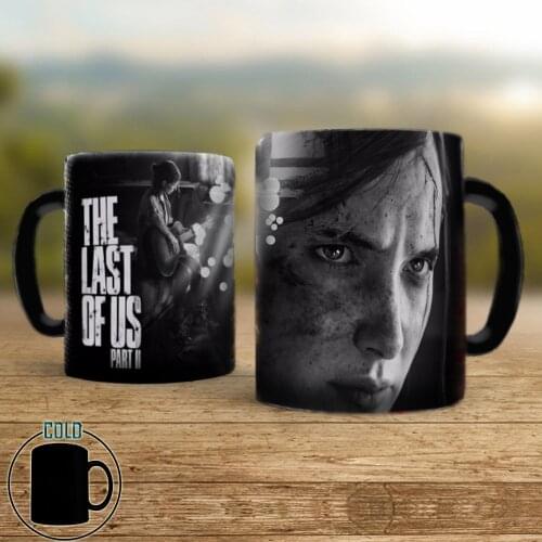 The Last of Us Part 2 Ellie Video Games 11oz Ceramic Magic Changing Color Tea Cup Coffee Mug