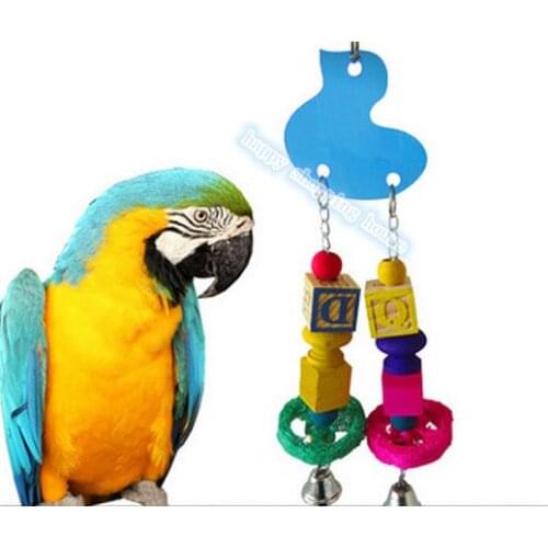 Pet birds acrylic bite parrot toy squirrel toys stand accessories on molars