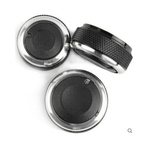 Car AC Knob Car Air Conditioning heat control Switch knob Aluminum alloy Car styling suitable for Volkswagen VW Polo 2002-2016